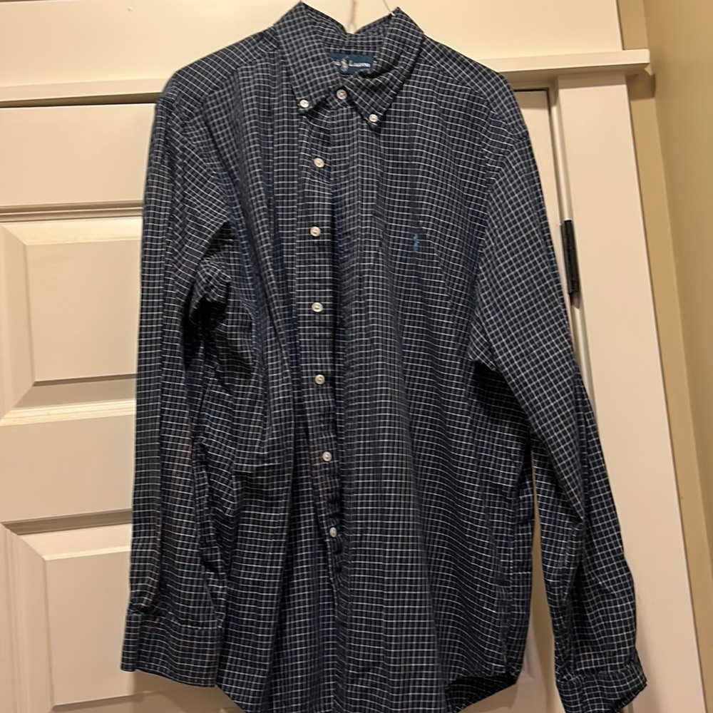 Ralph Lauren Longsleeve button up with blue logo